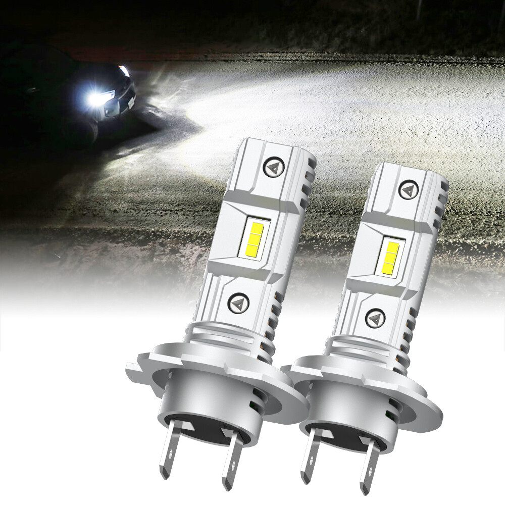 Auxito H7 LED Headlight Kit High Low Beam Light Bulbs 16000LM 60W 6500K White 2x