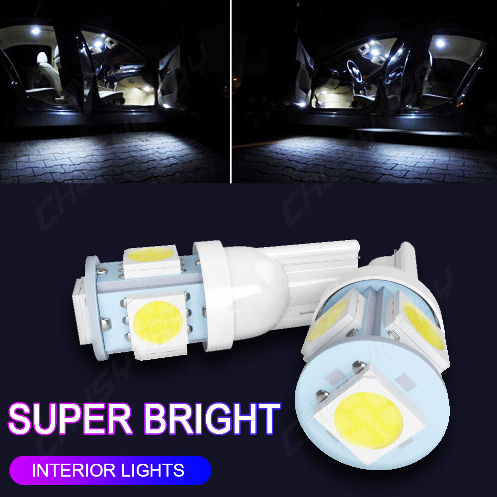4x Combo LED Headlight Bulbs Conversion Kit 9005 H11 High Low Beam Bright White