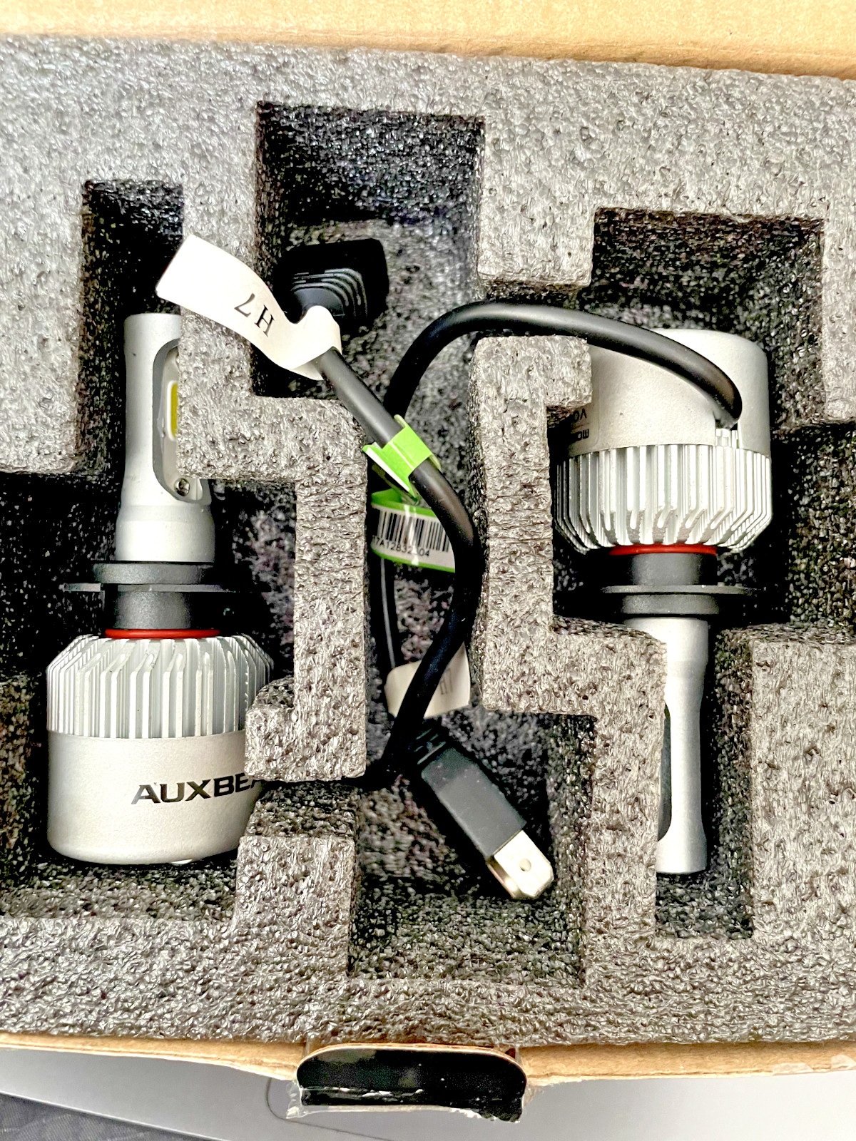 AuxBeam F-S2 9006 HB4 HB4U LED Headlight Bulbs (2 Pack) – Bright White LED