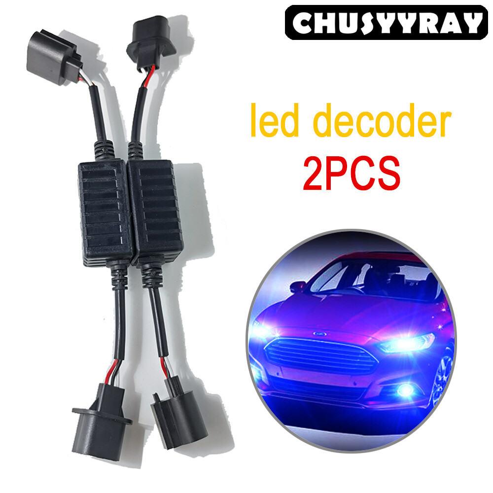 H13 9008 LED Headlight Error Free Canbus Decoder Anti-Flicker Resistor for Dodge