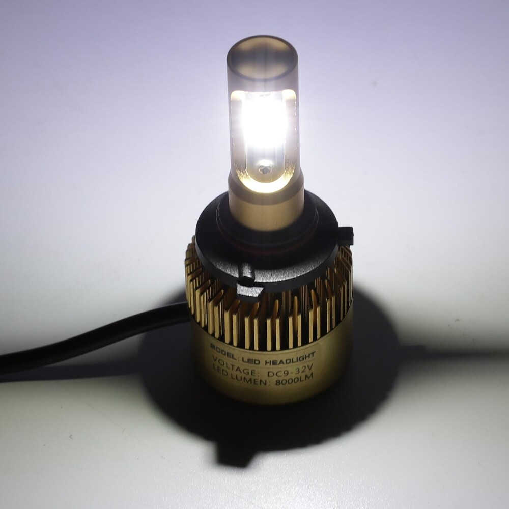 AUXBEAM 9005 LED Bulb Headlight Replacement HI/LO Beam 6000K F-S3 Series HID KIT