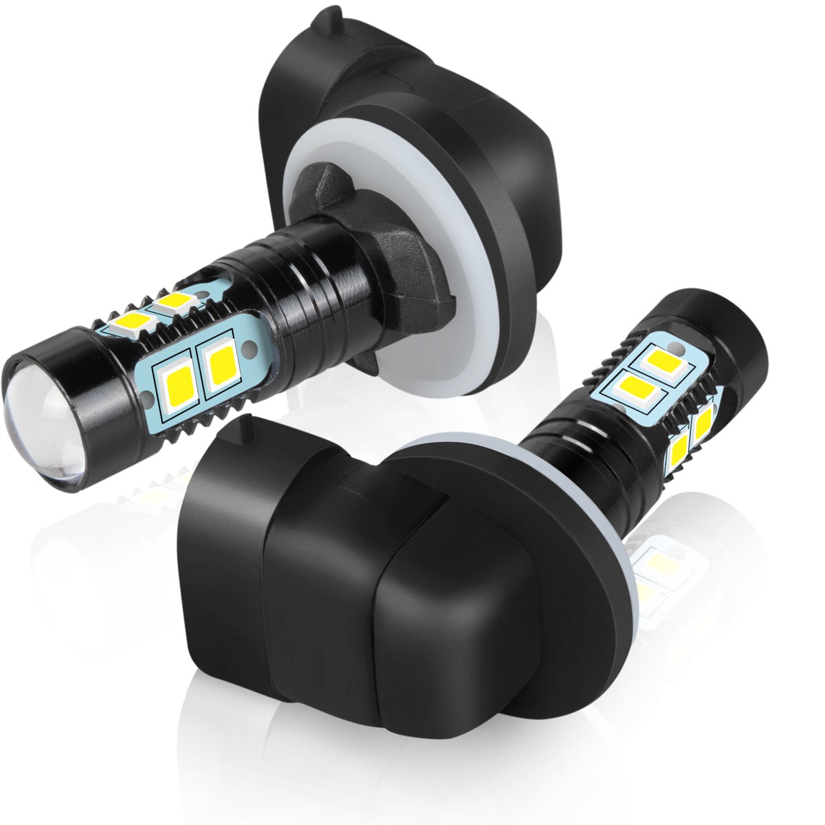 2 Super Brite LED light bulb for Polaris ATV 2009 SPORTSMAN 500 HO headlight