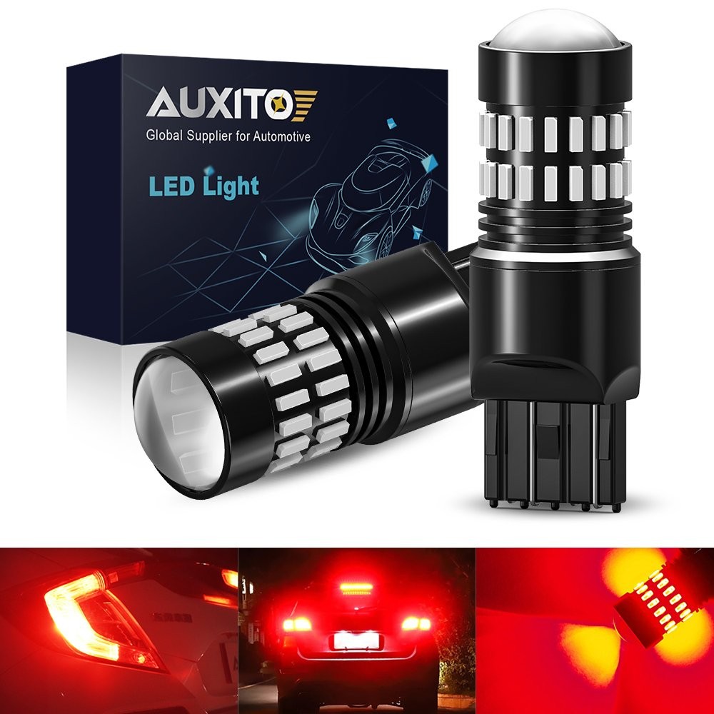 2x Red Flash Strobe 7443 7440 LED Brake Stop Light for Toyota Corolla 2009-2019