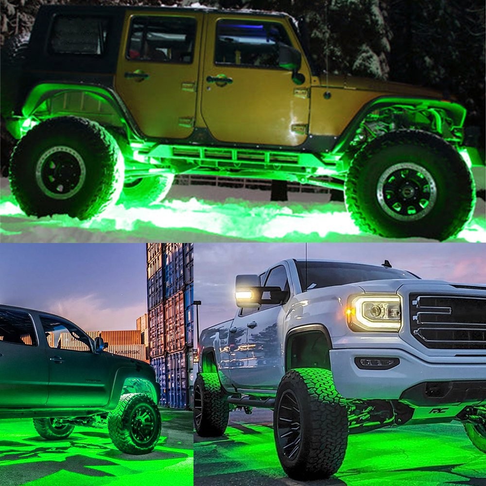 10 6 x Trailer LED Truck Marker Side Indicator Lights Signal Lamp 12V 24V Green