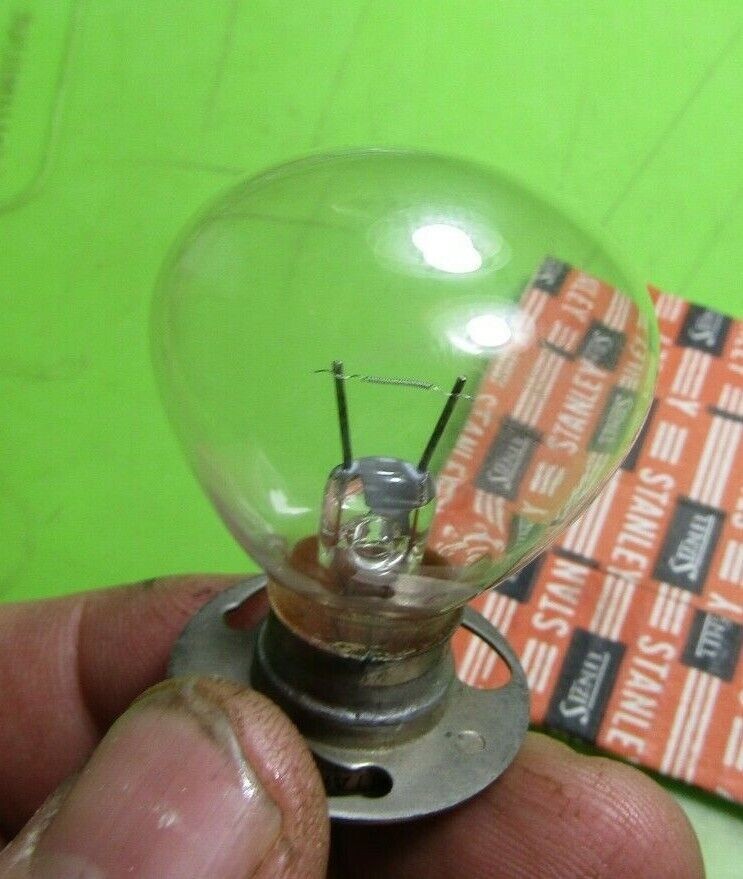 6v LED bulb for Headlight Light 6v 15w Stanley Motorcycle Early Honda Yamaha #15