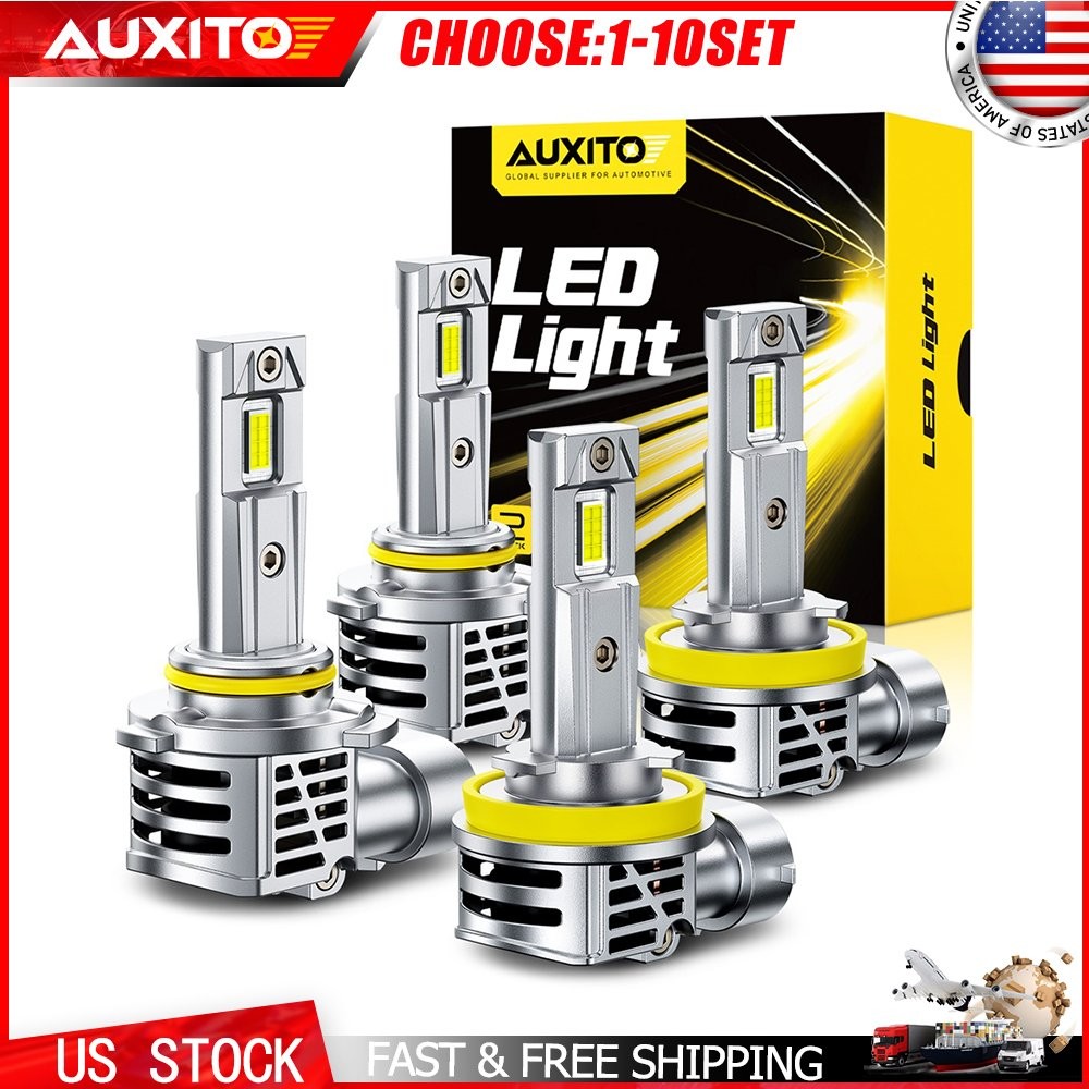 9005+H11 LED Combo COB LED Headlight Kit 360000LM Light Bulbs Hi/Low Beam 4-40X