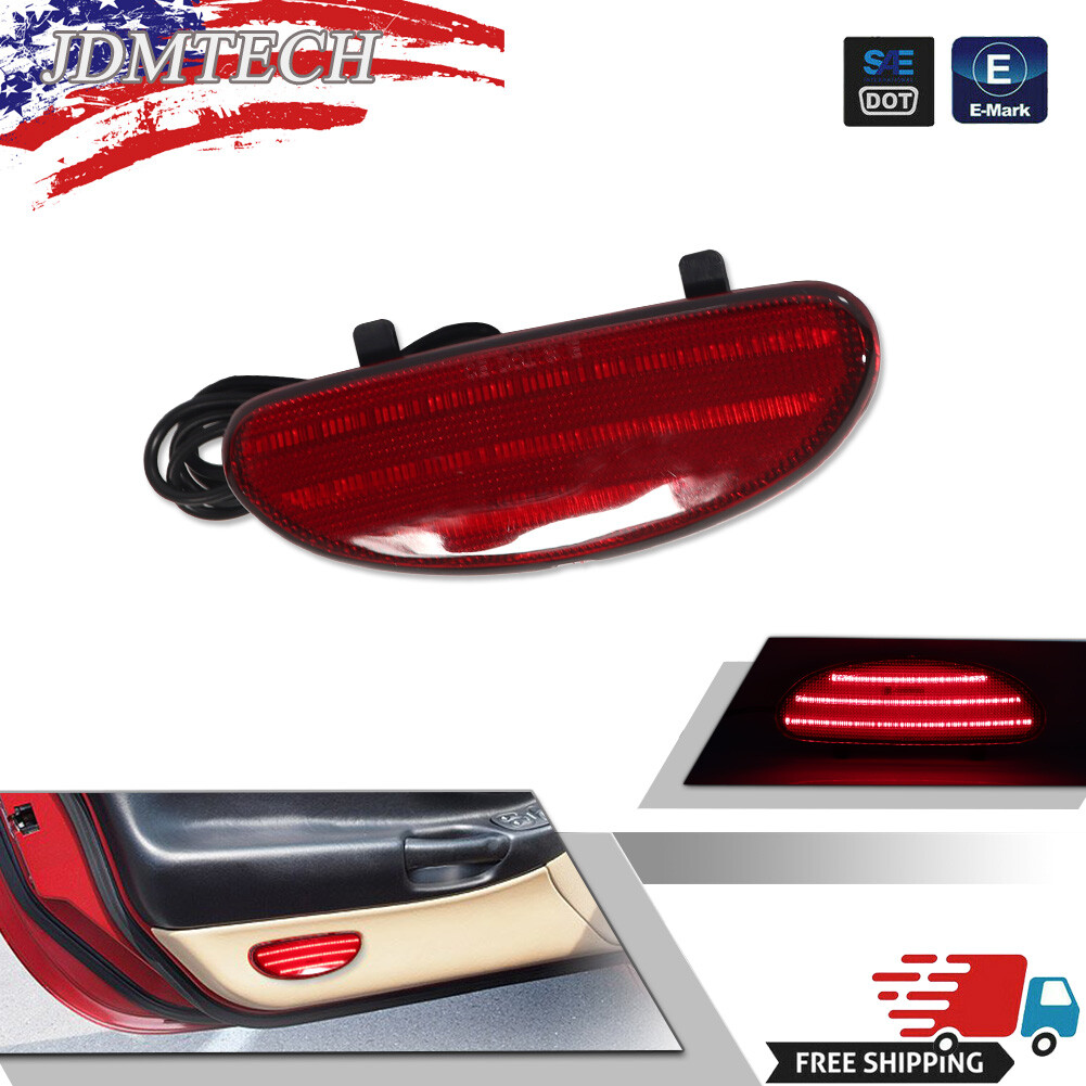 Fit Chevrolet Corvette C5 1997-2004 Inner Red LED Door Panel Reflector 10295148