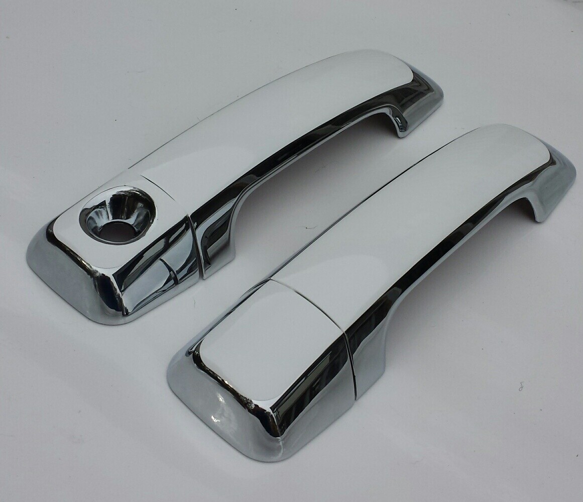 Custom Black OR Chrome Door Handle Covers 2007-2021 Toyota Tundra YOU PICK CLR