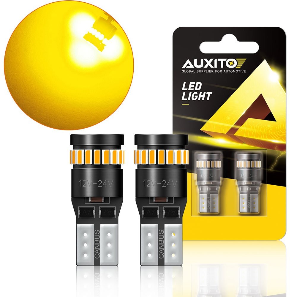 AUXITO 6500K T10 LED License Plate Light Bulb White 168 2825 194 Super Bright B