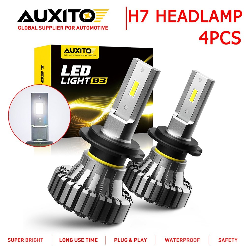 CANBUS Bright White LED H7 High Low Headlight Headlamps Beam Replace Halogen X4