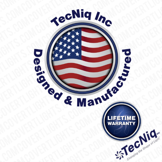 TecNiq T66 Truck Trailer Red STT Surface Mount 6″ Oval USA Lifetime Warranty