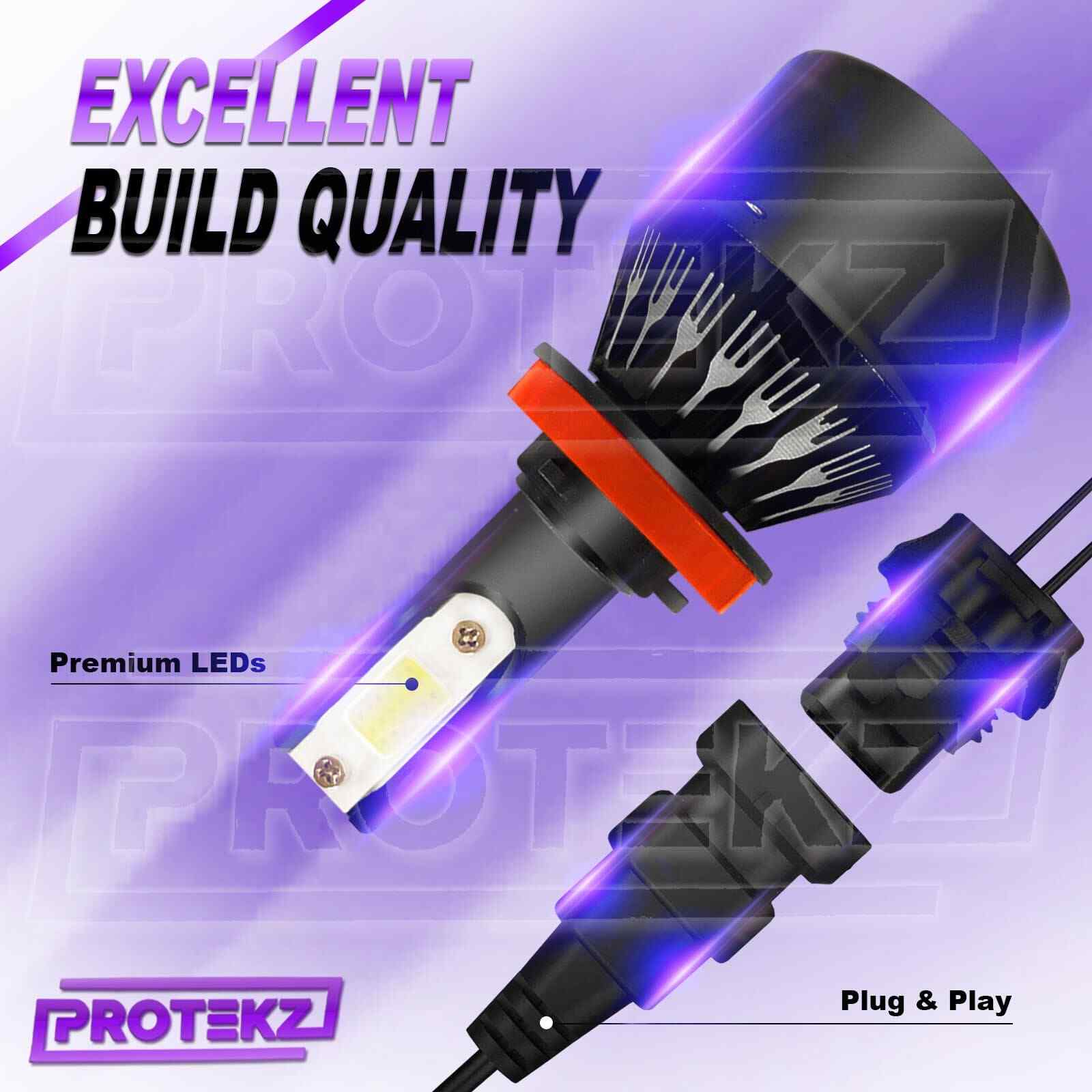 9006 LED Headlight Bulbs HB4 HB4U 9006XS 60W 7200LM 6000K Xenon Cool White