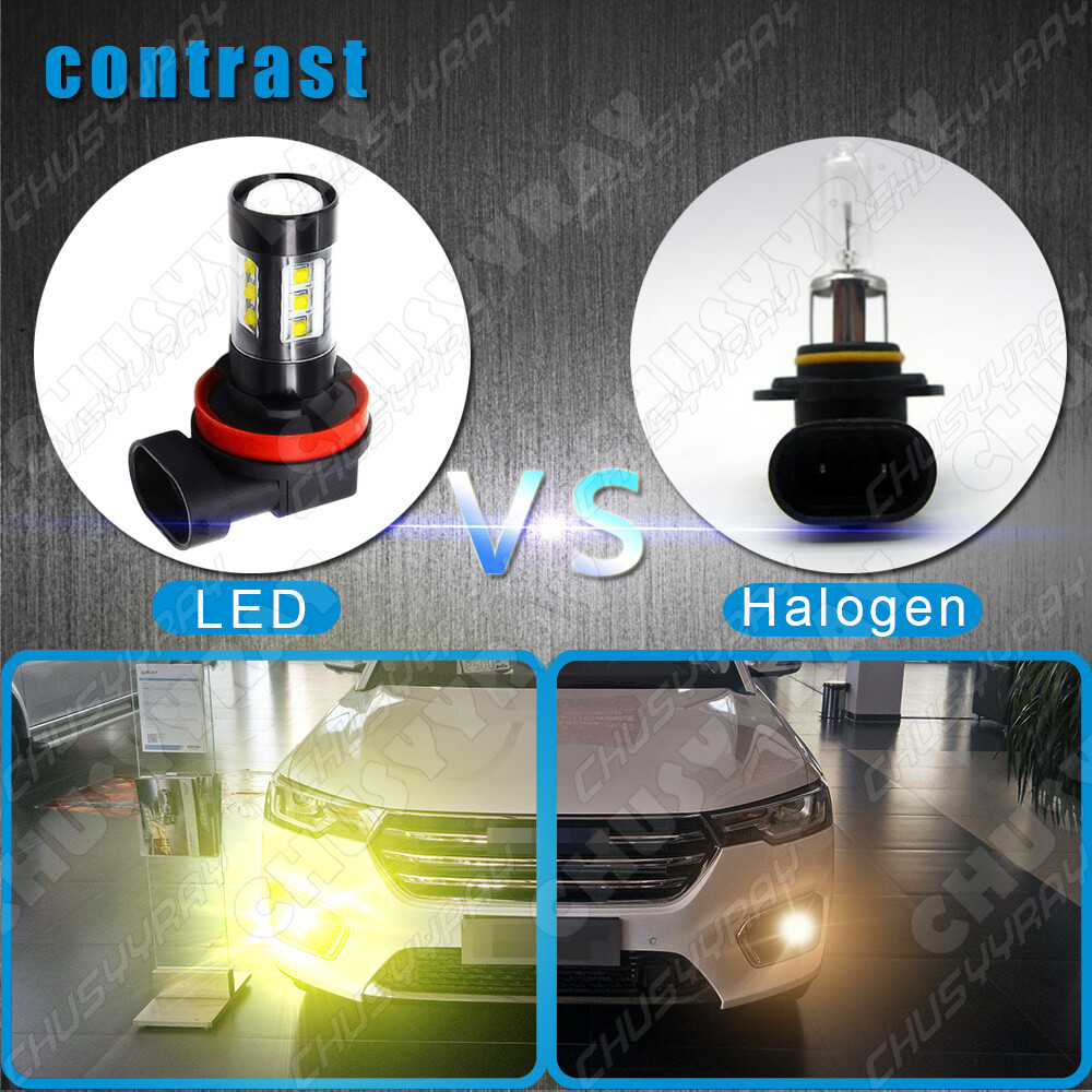 White/Yellow LED Bulbs For 2012-2017 Hyundai Veloster Headlight Fog Light Kit 6X