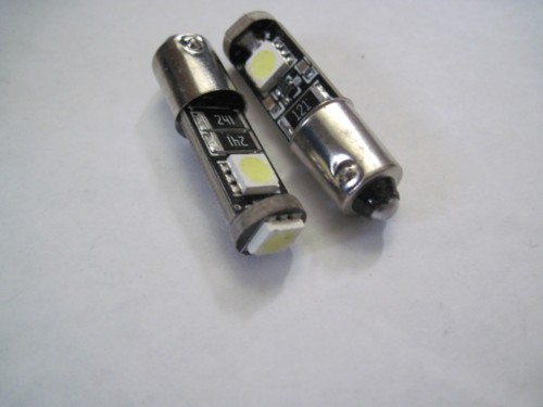 4 pcs Canbus Error Free smd led Ba9s 6253 64111 White LED