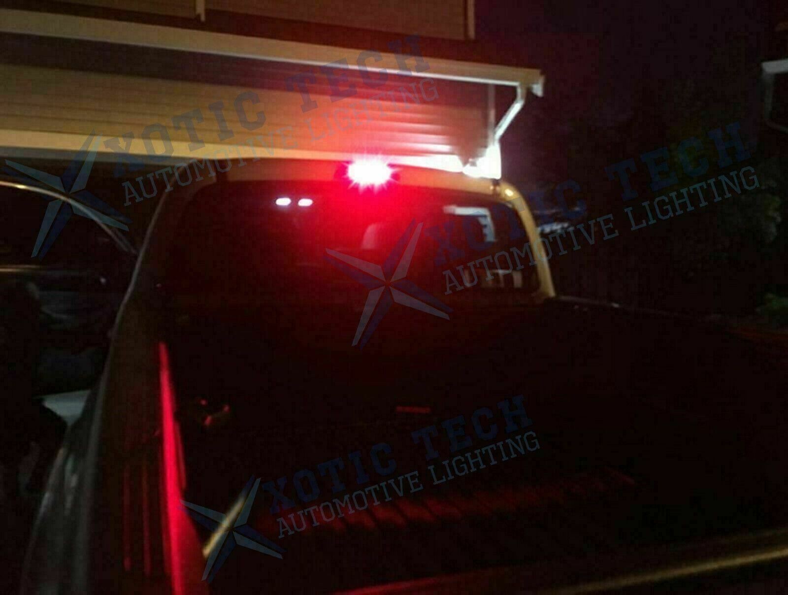 T15 921 912 Flash Strobe Red LED Center High Mount Stop 3RD Brake Light Bulbs