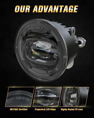 2PCS LED Fog Lights Lamps for 2001-2006 Chevy Suburban 1500 Tahoe Z71