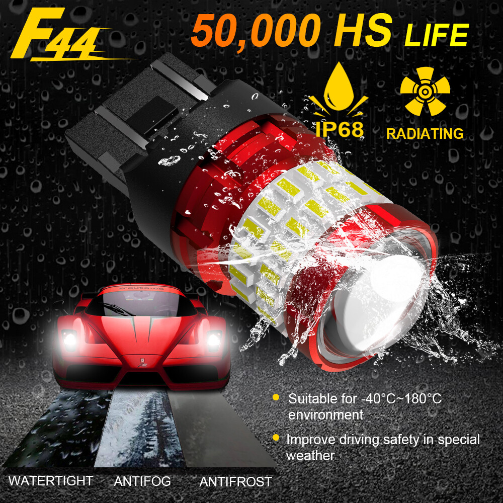 7443 7440 7441 LED Back Up Reverse Light Bulbs Xenon White 6000K Canbus 2pcs