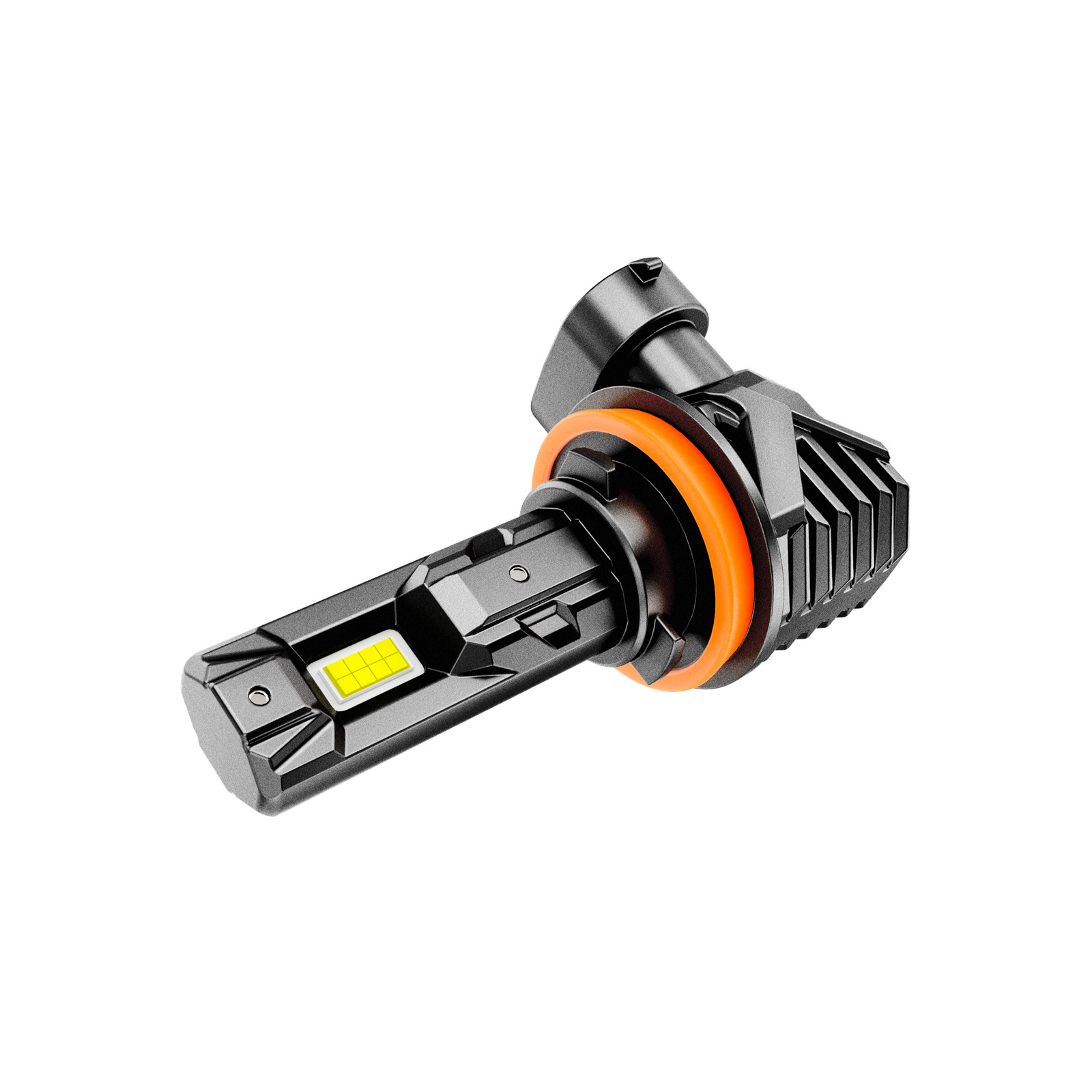 AUXBEAM H11 LED Headlight Kit High Low Beam Bulb White 6500K 24000LM 110W Canbus