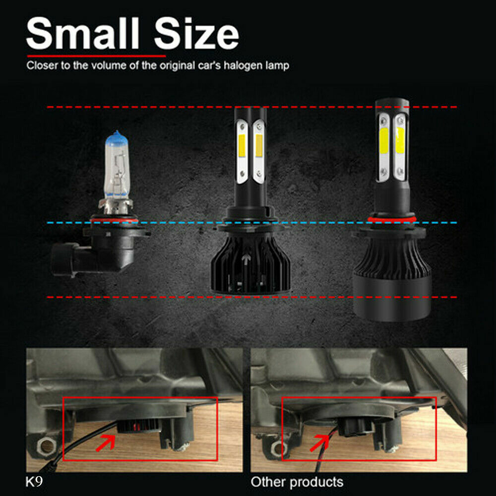 For Ford Edge 2007-2010 6x 6000K+3000K Combo K9 LED Headlight Fog Light Bulb NEW