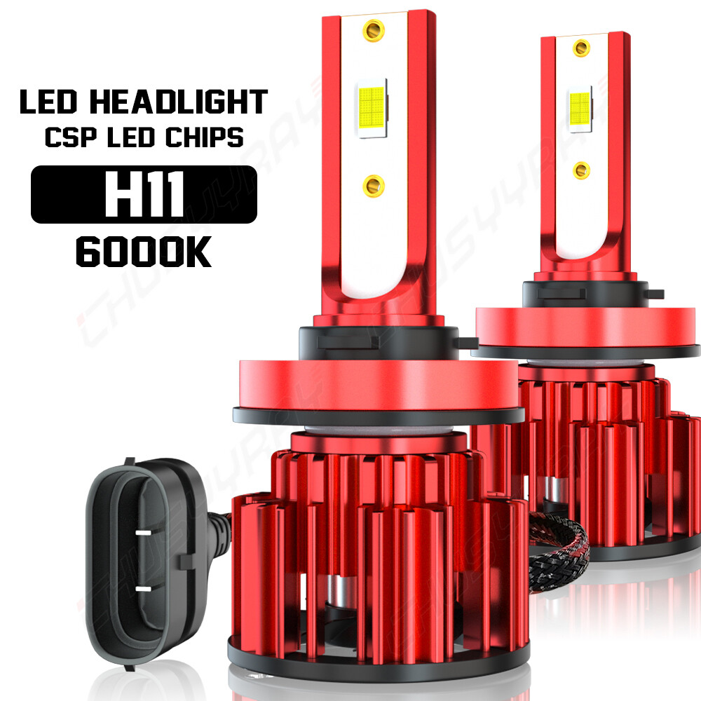 4x 9005+H11 LED headlight Combo High Low Beam Bulbs KIT Super White Bright Lamps