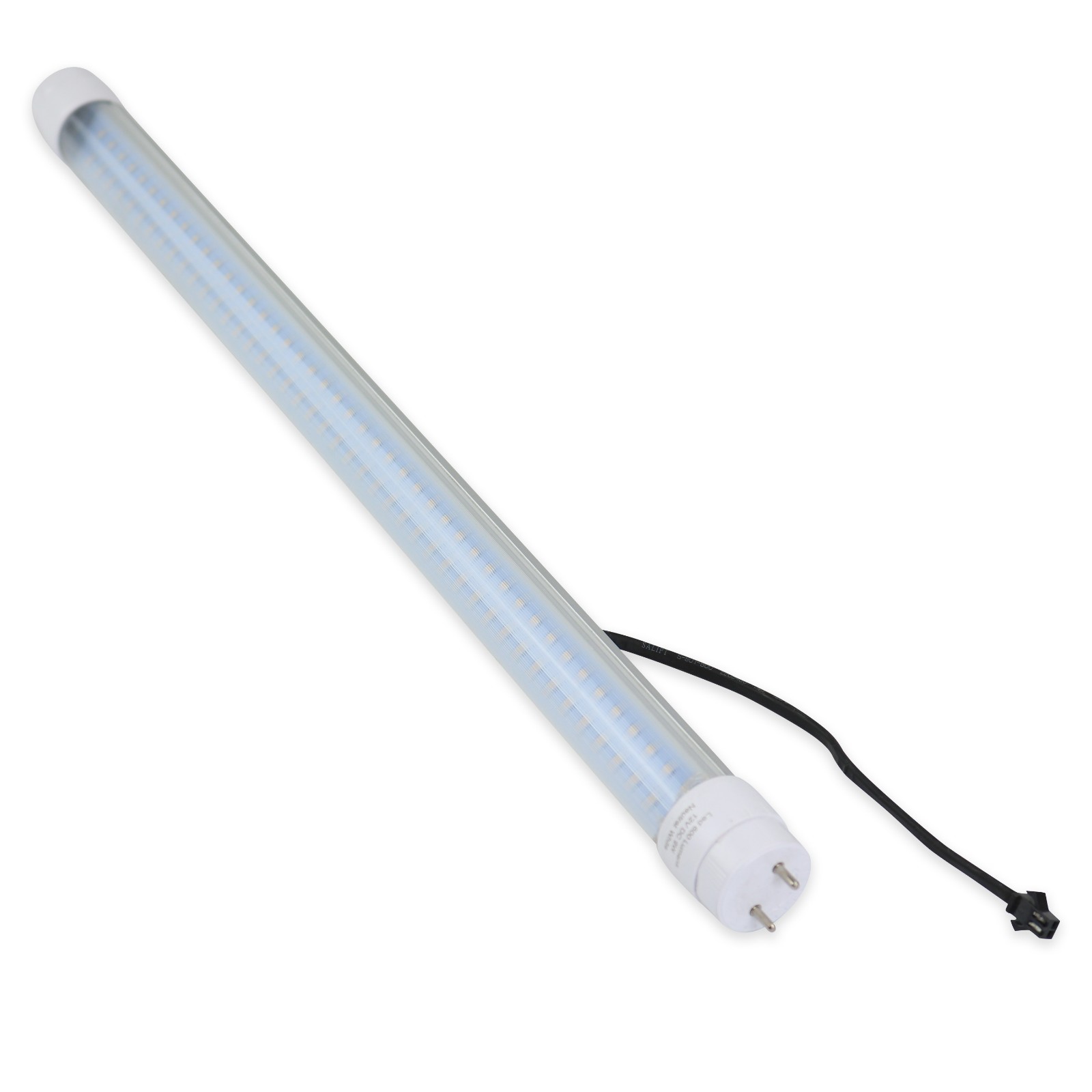 2PC 12V DC RV Marine F15T8 LED Tube Light 9W 18″(17-3/4″ pin to pin) CW 600 lm