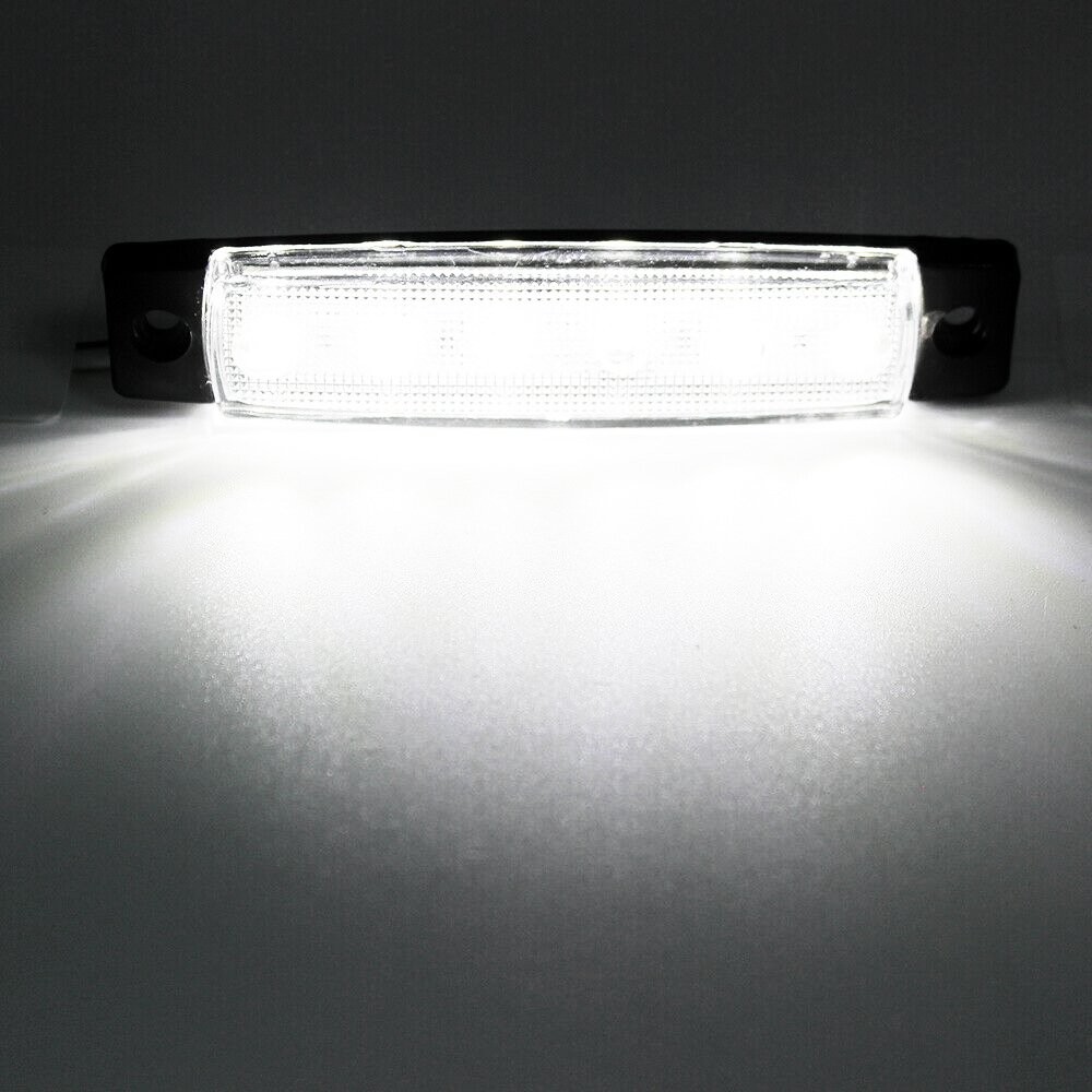2Set White Rock LED Light pods 10 for Lights 12V Off Road Car Truck ATV Underbod