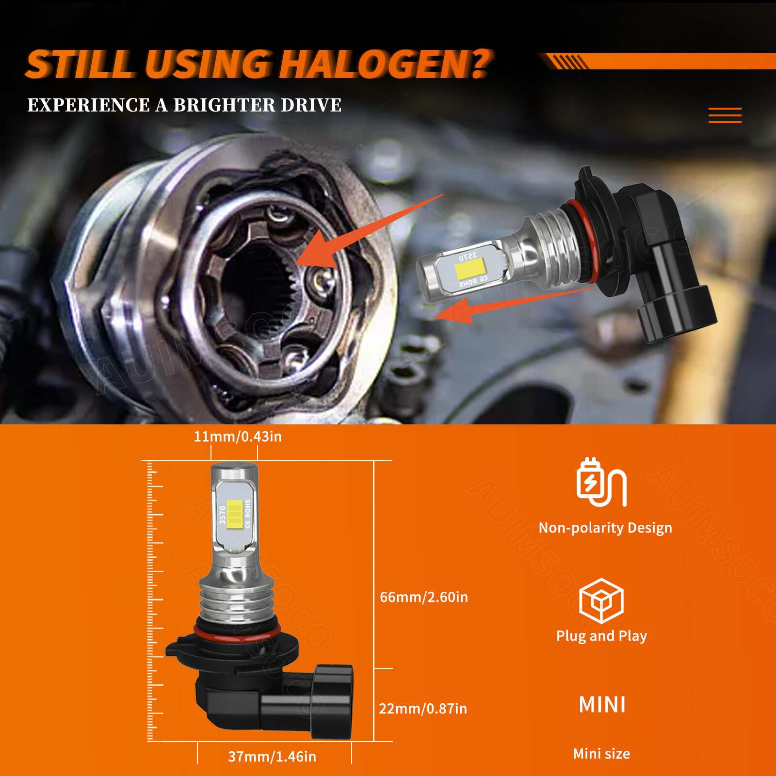 LED Headlight Fog Light Bulbs Cold White For Chevy Suburban 1500 LT LS 2007-2014