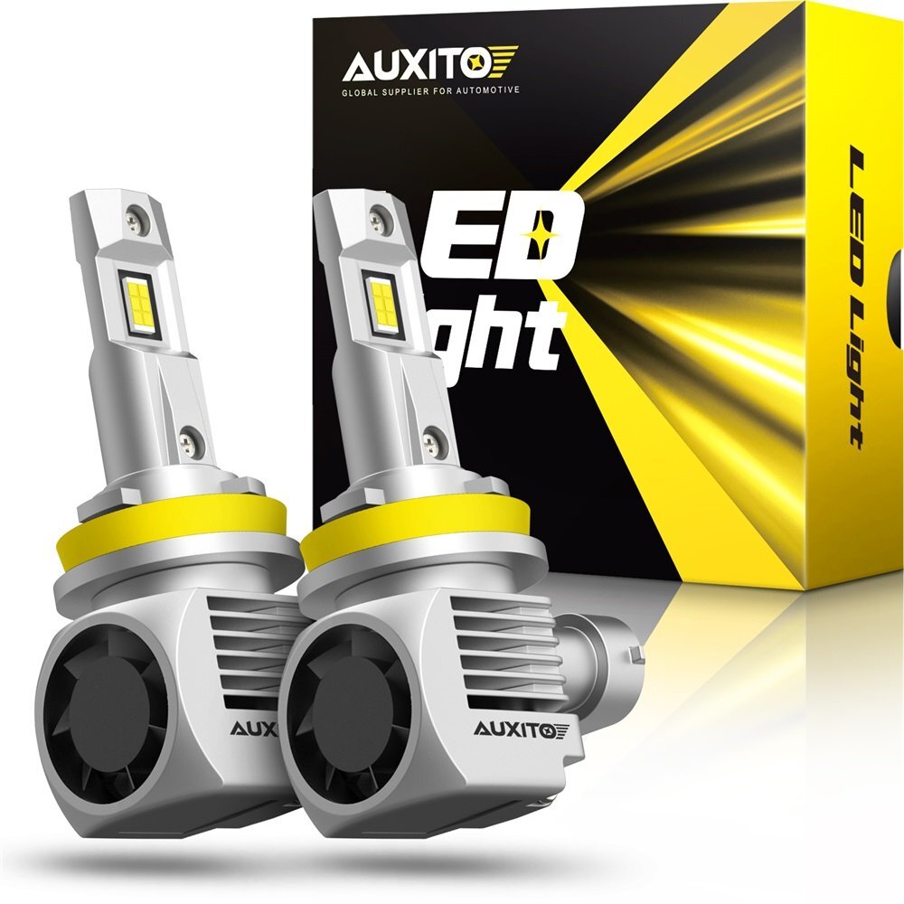 AUXITO LED Headlight Lamp H11 Low Beam Bulb Canbus Kit 24000LM White Bright Q16