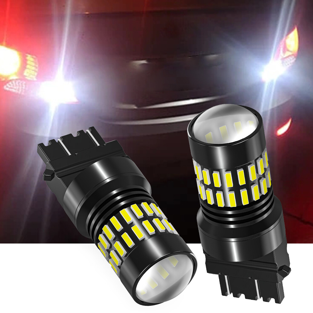 AUXITO 3157 3156 LED Reverse Backup Light Bulbs 6000K White 2400LM Super Bright