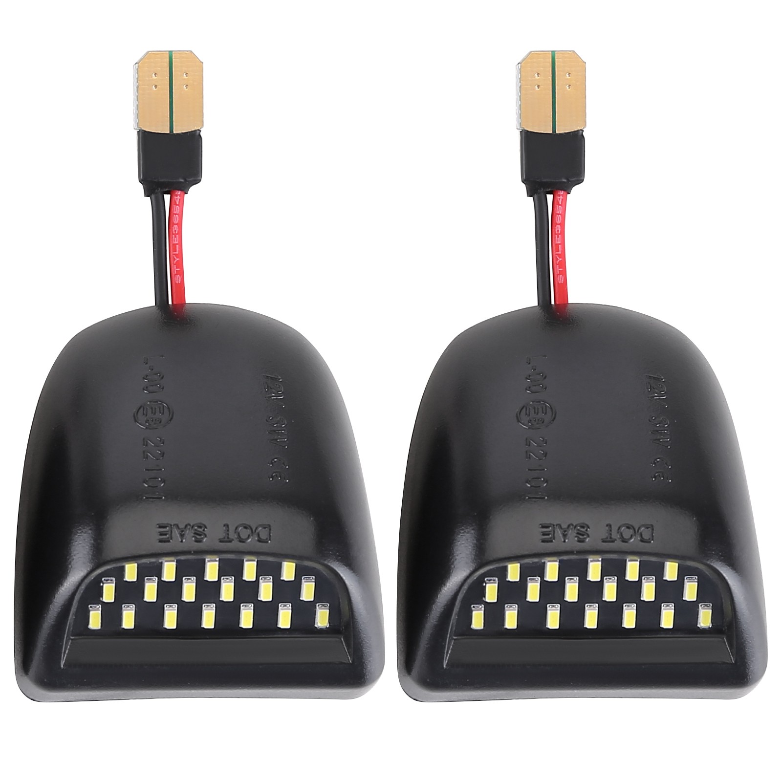 2x 12V LED License Plate Lights for Chevrolet Pickup Truck GMC 22794700