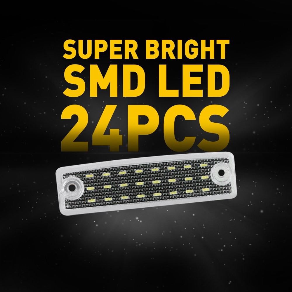 For 96-22 Toyota 4Runner/01-22 Sequoia SMD LED White License Plate Light BRIGH
