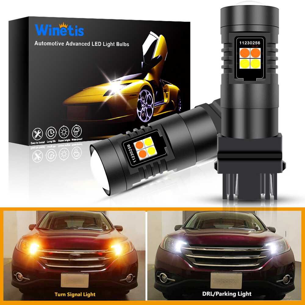 Winetis 3157 Switchback LED Turn Signal Light Anti Hyper Flash Error Free Canbus