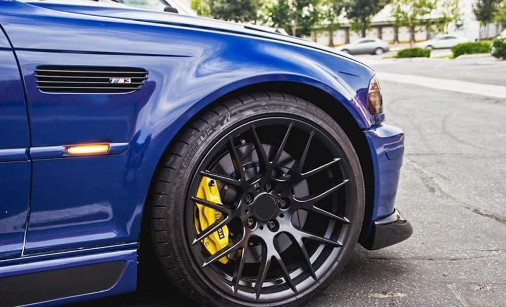 Smoke Lens Sequential Blink LED Fender Side Marker Lights For BMW E46 M3, E38 7s