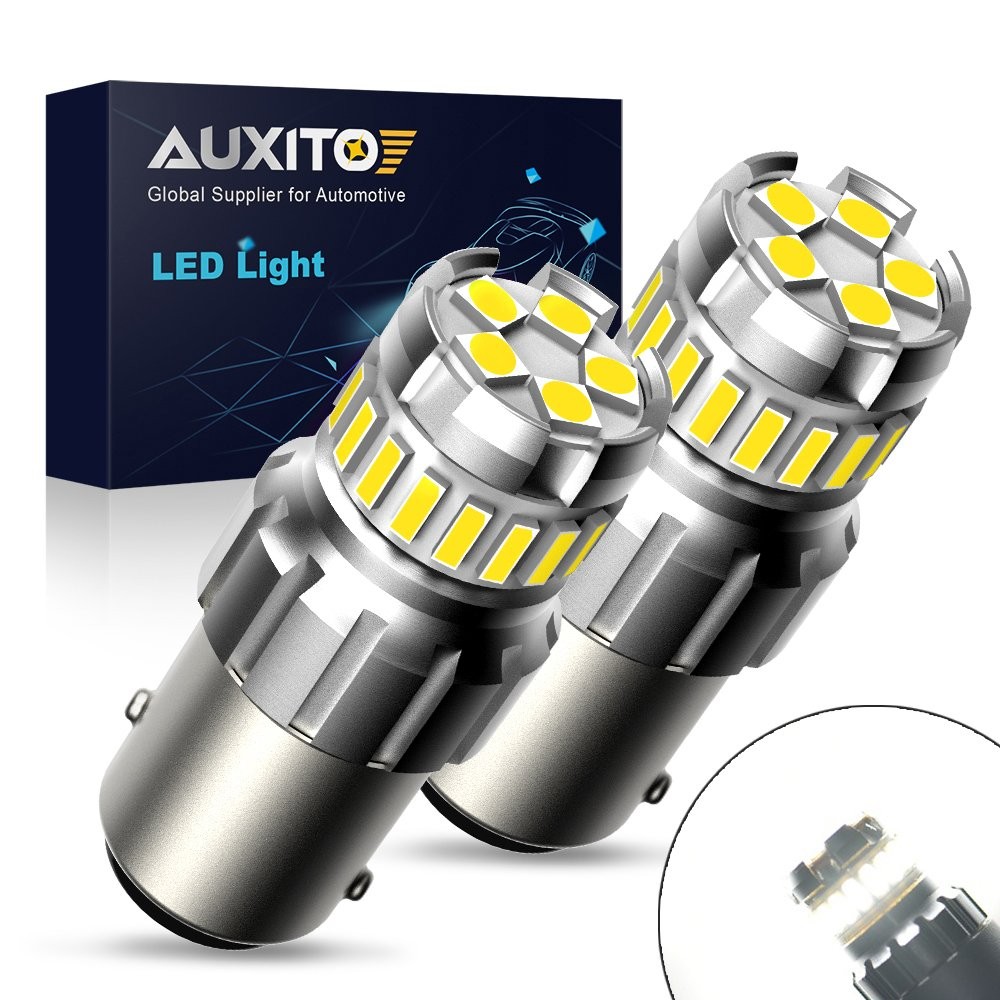 AUXITO 1156 LED Reverse Backup Bulbs Light Super Bright White 6500K 2400LM BA15s
