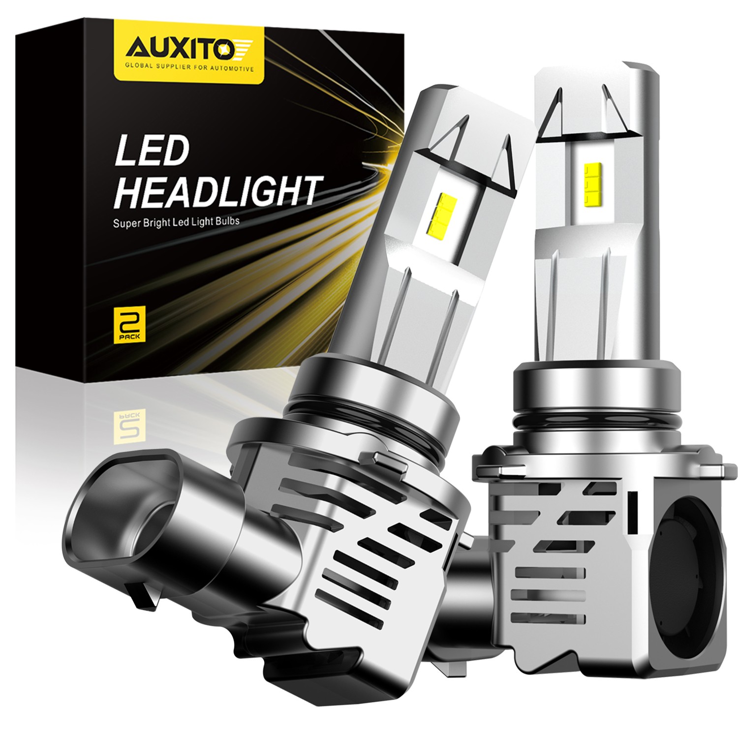 Cars 2PCS 9006 HB4 LED Headlight Bulb Light Conversion High Kit 6500K White