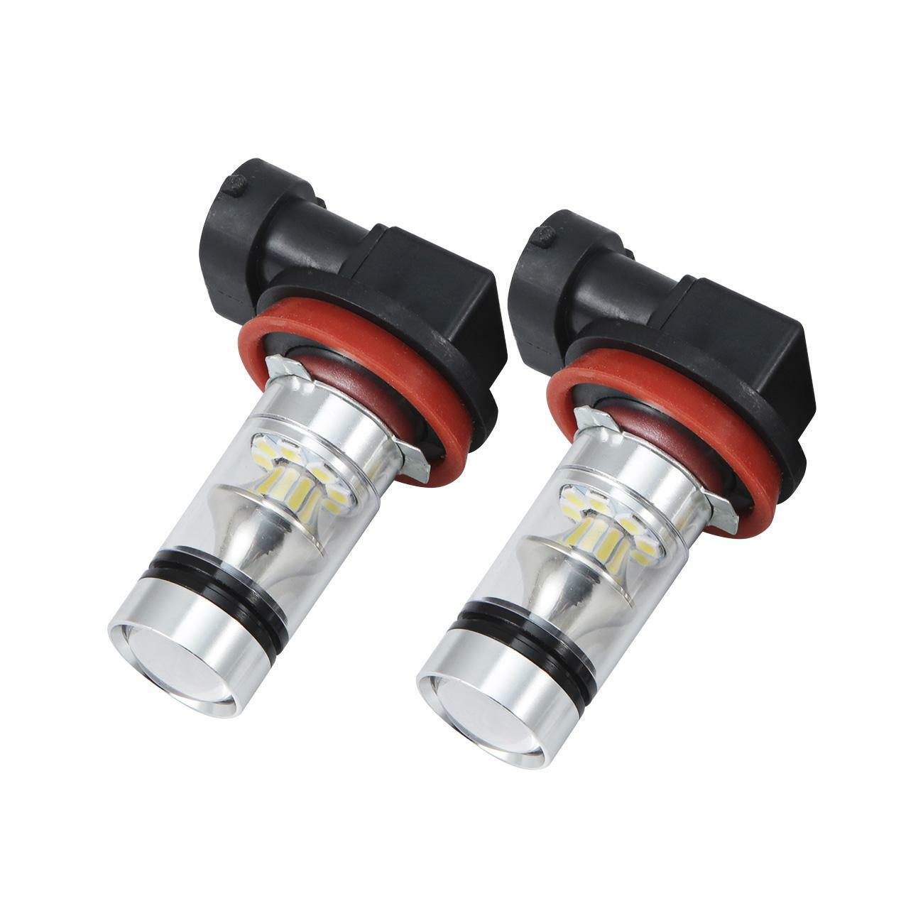 IRONAWLLS H11 100W 6000K LED Headlight Fog Light Projector for Audi Q7 2010-2015