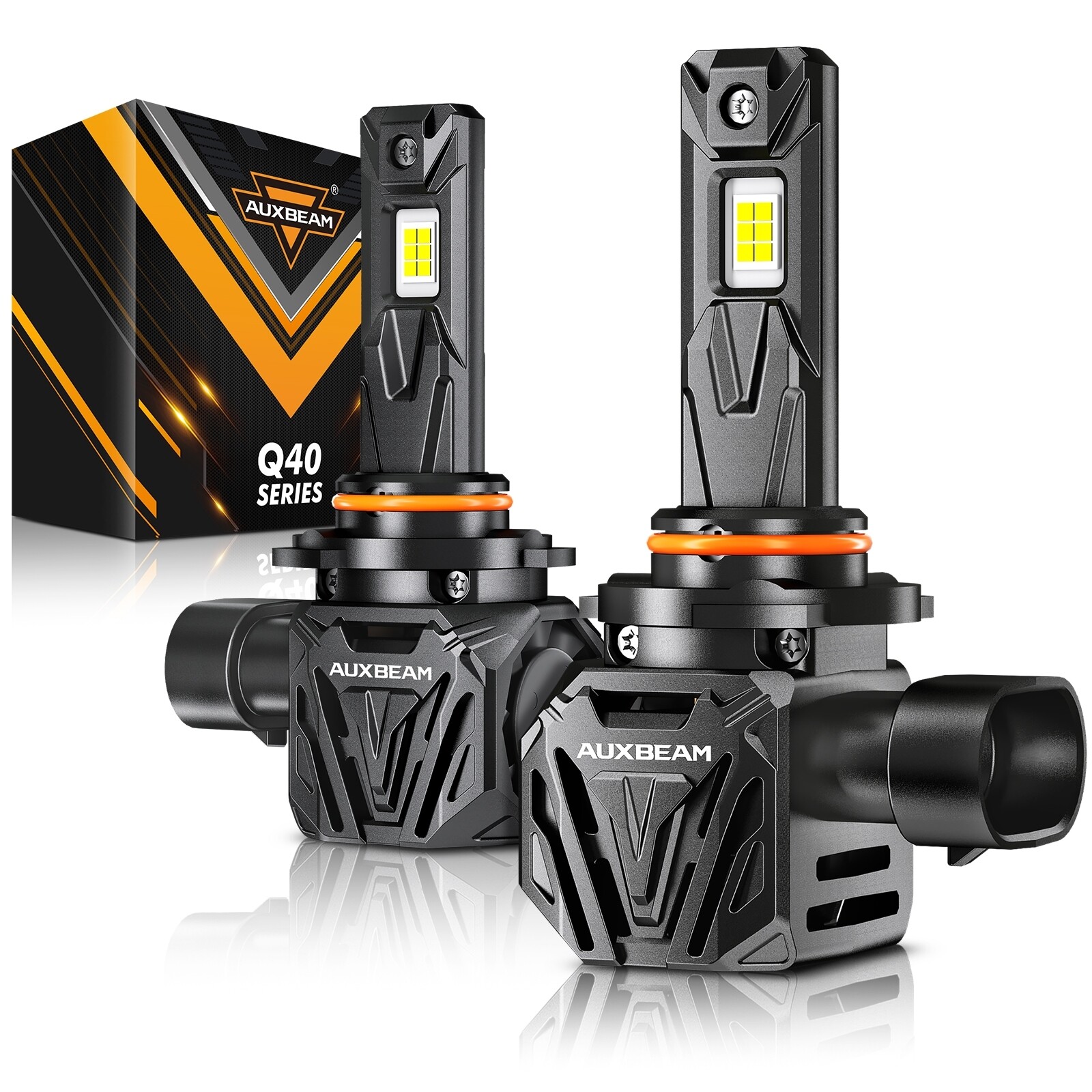 AUXBEAM Canbus 9005 9006 9145 LED Headlight High Low Beam Fog Light 120W 30000LM