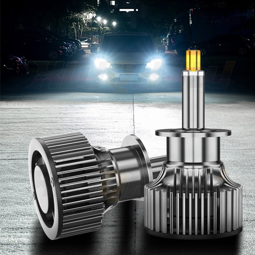 H1 LED Headlight Bulbs Lamp 6000K White 120W 22000LM High Low Beam XWQHJW