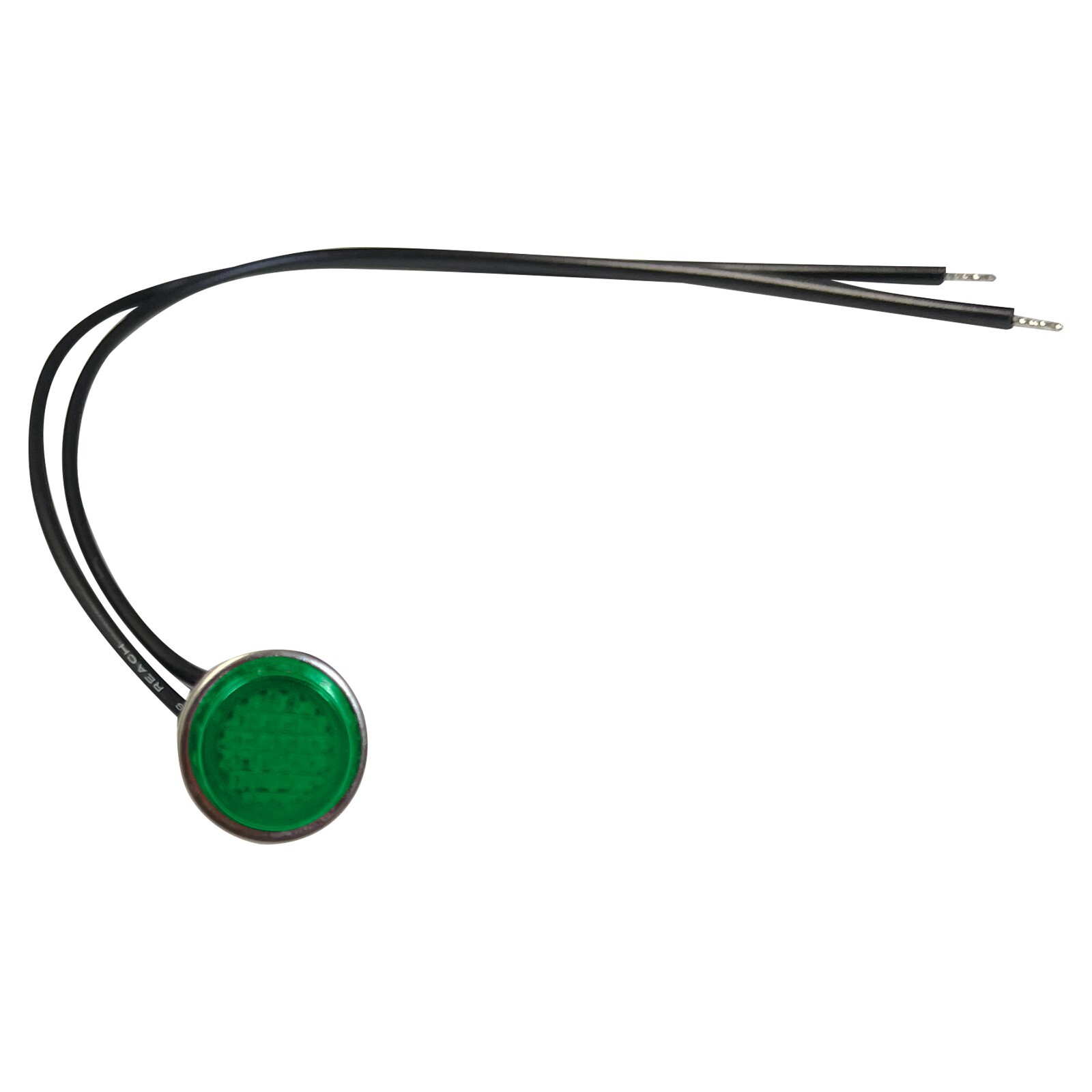 5 Pack of Universal 12V Green Incandescent Indicator Light – Mounting Diam. 1/2”