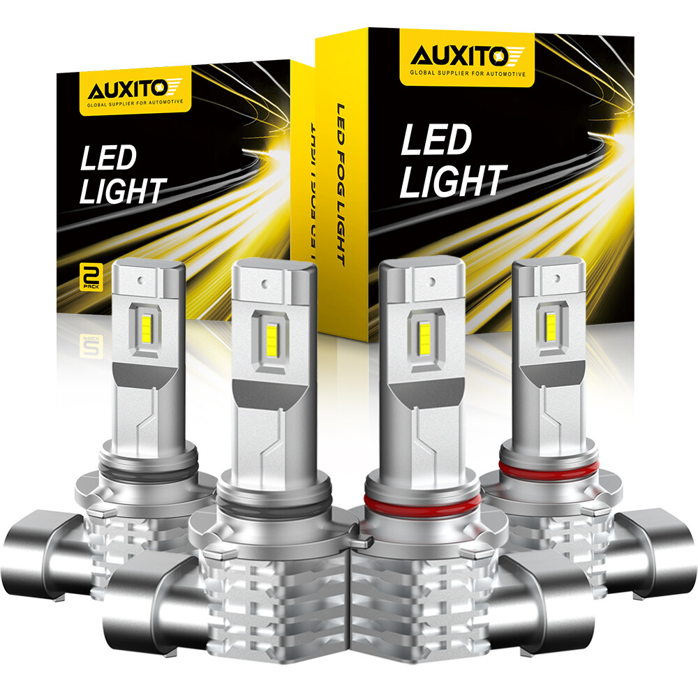 Auxito 9005+9006 Combo LED Headlight 400W 720000LM High/Low Beam 6500K Bulbs Kit