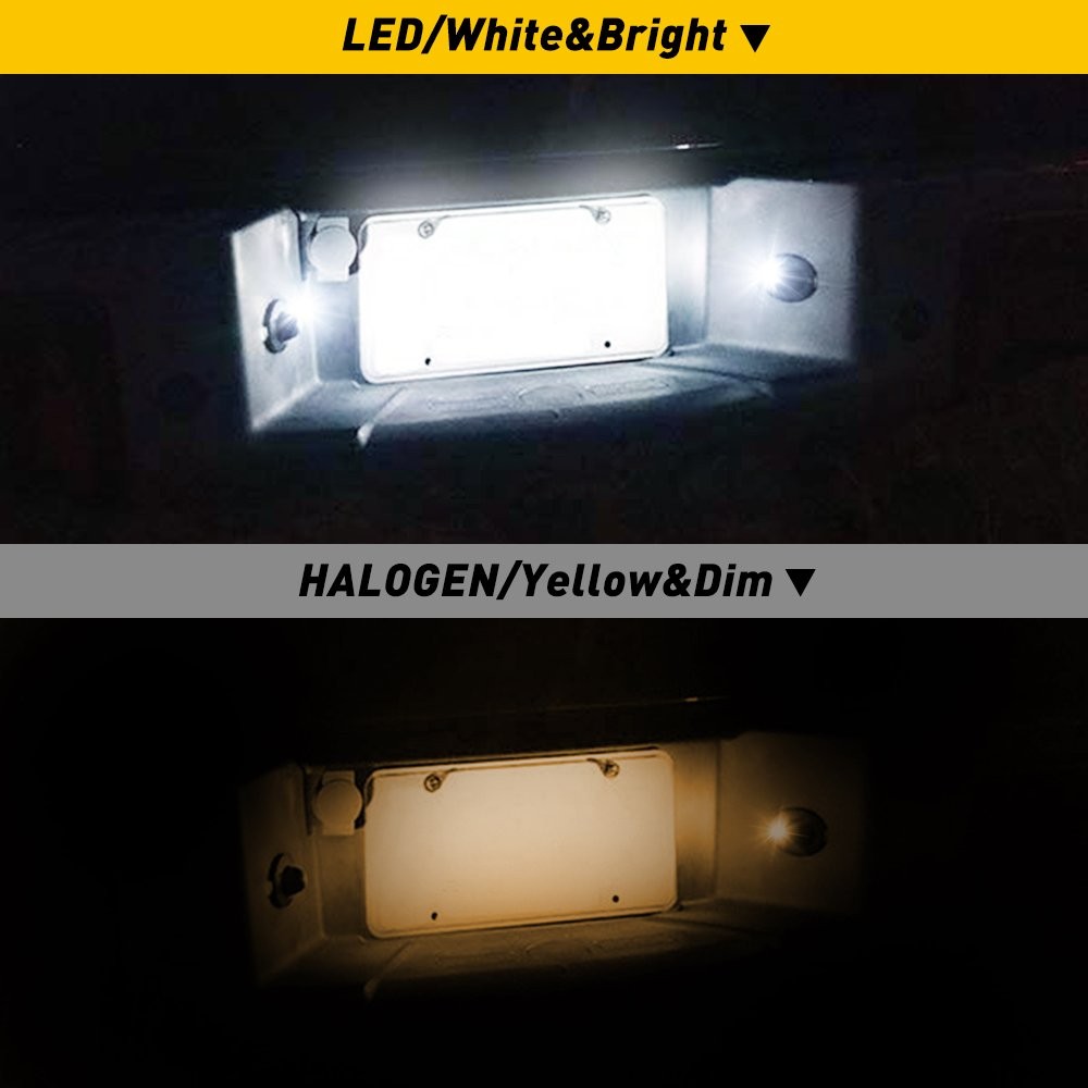 LED License Plate Light Bumper Assembly For Ford F150 F250 F350 Super Duty
