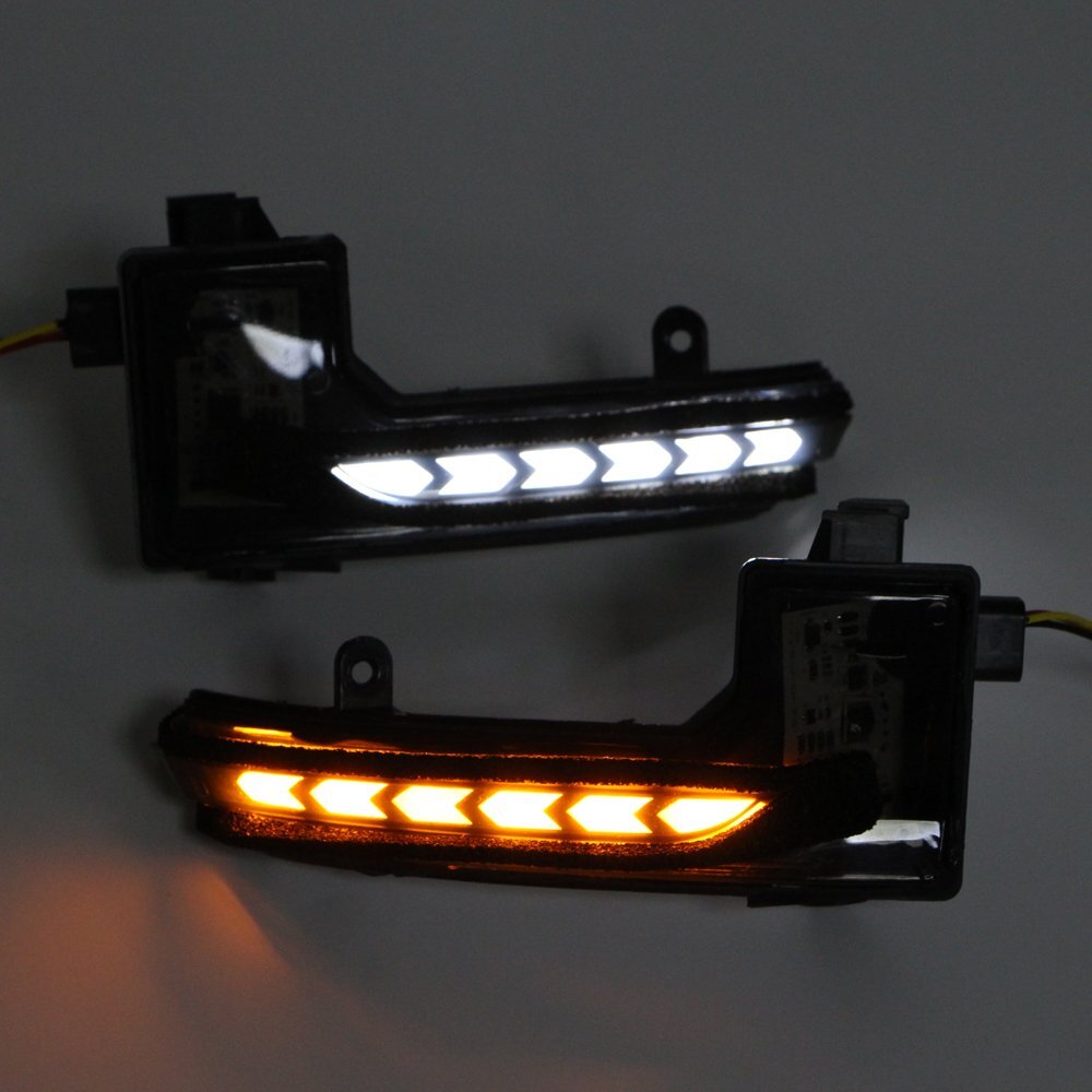 For Mazda 6 Atenza 2018-2020 LED Side Mirror Light with Turn Signal Smoke Lens