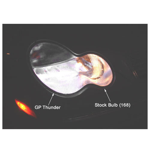 GP THUNDER 7500K STANDARD WATTAGE SUPER WHITE HALOGEN BULBS