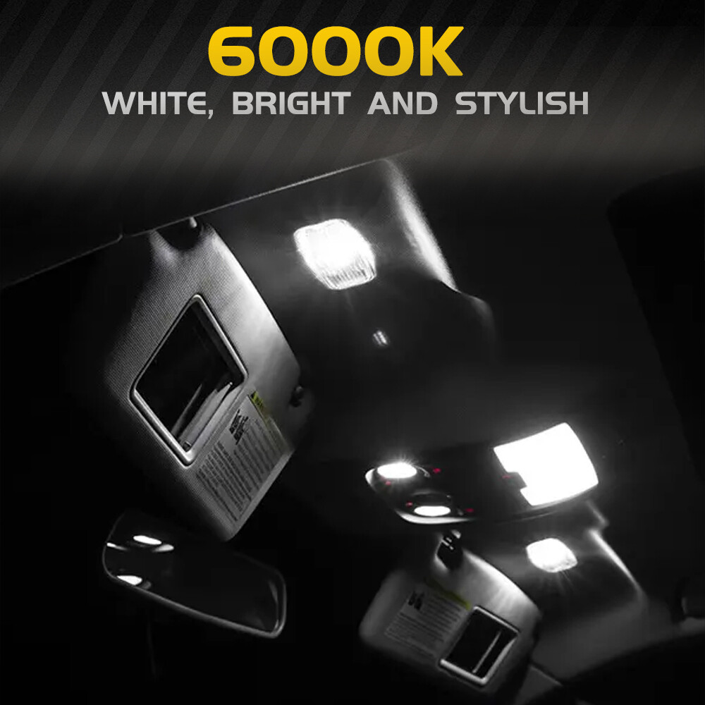 10x Interior LED Light Bulbs Reverse + Free Tool For KIA Niro 2017-2020 White