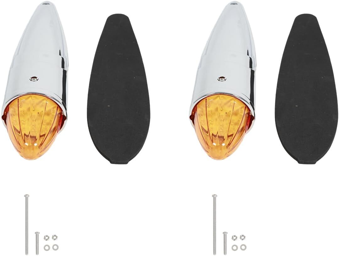 For Kenworth Peterbilt Truck 5x 17 LED Amber Torpedo Cab Roof Top Marker Light