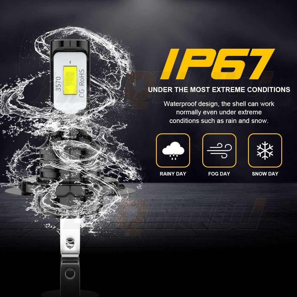 6x H7 H11B H11 LED Headlights + Fog Light Bulbs FOR Hyundai Santa Fe 2013-2016