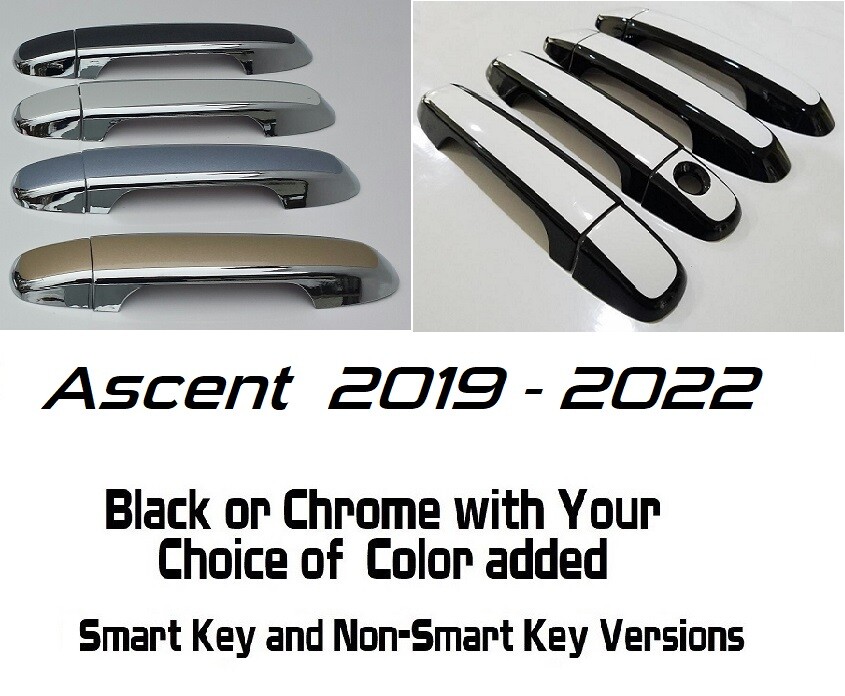 Black or Chrome Door Handle Overlays FITS Subaru Ascent 2019-2022 YOU PICK CLR