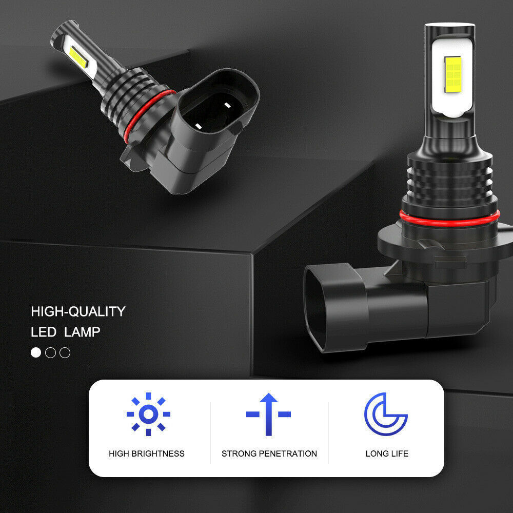 9005 H11 LED Headlight Super Bright Bulbs Kit 8000K White 330000LM High Low Beam