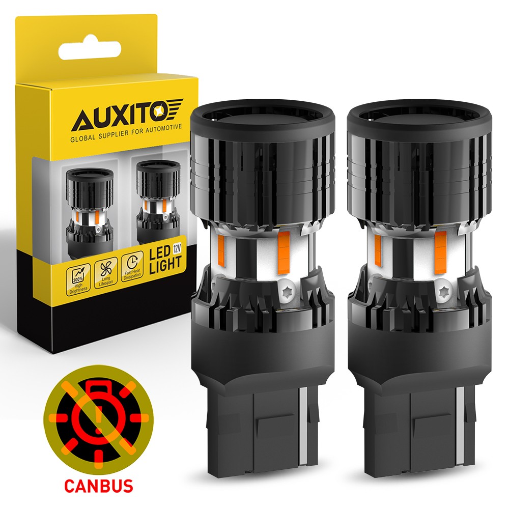 7440 LED Bulbs Amber Yellow with Built-in Resistor Anti Hyper Flash 7440NA T20