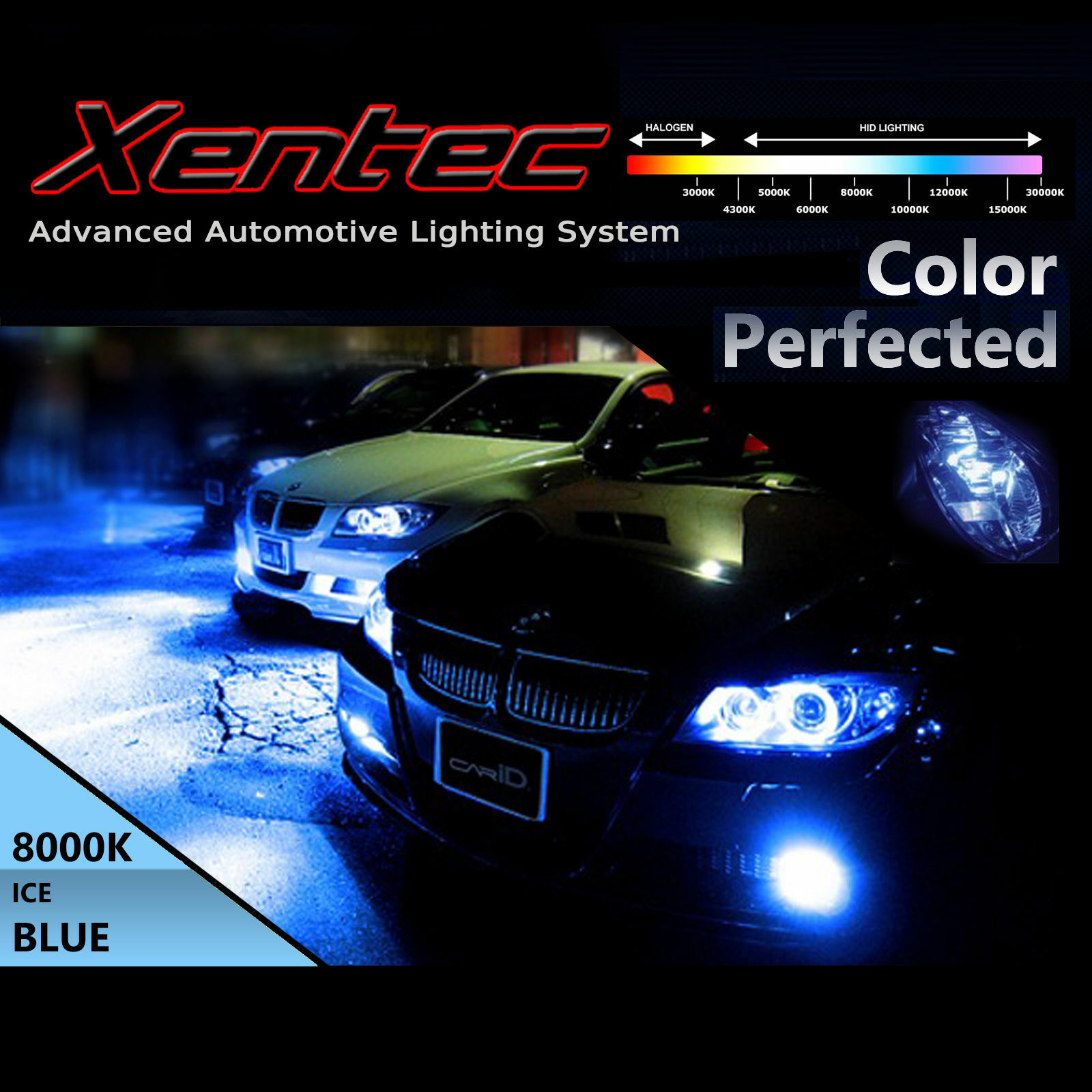 Xentec Xenon Fog Light HID Kit H10 9145 9140 9045 2000K 3000K 5000K 6000K 8000K